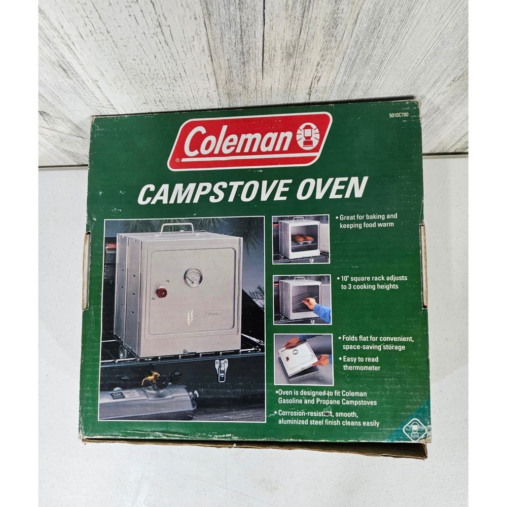 Coleman Campstove Oven 5010C700 Silver Folding Portable Camping Accessory